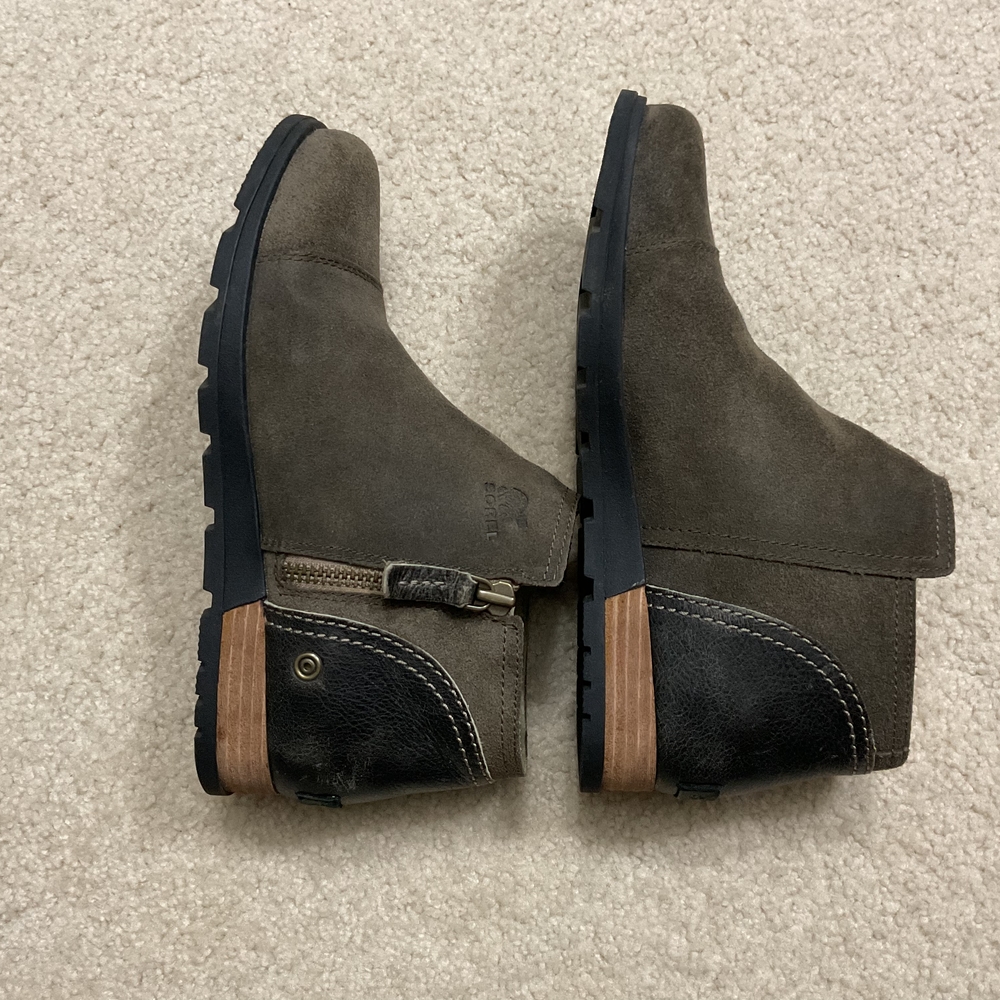 Women's Sorel Waterproof Suede Ankle Boots - Emelie